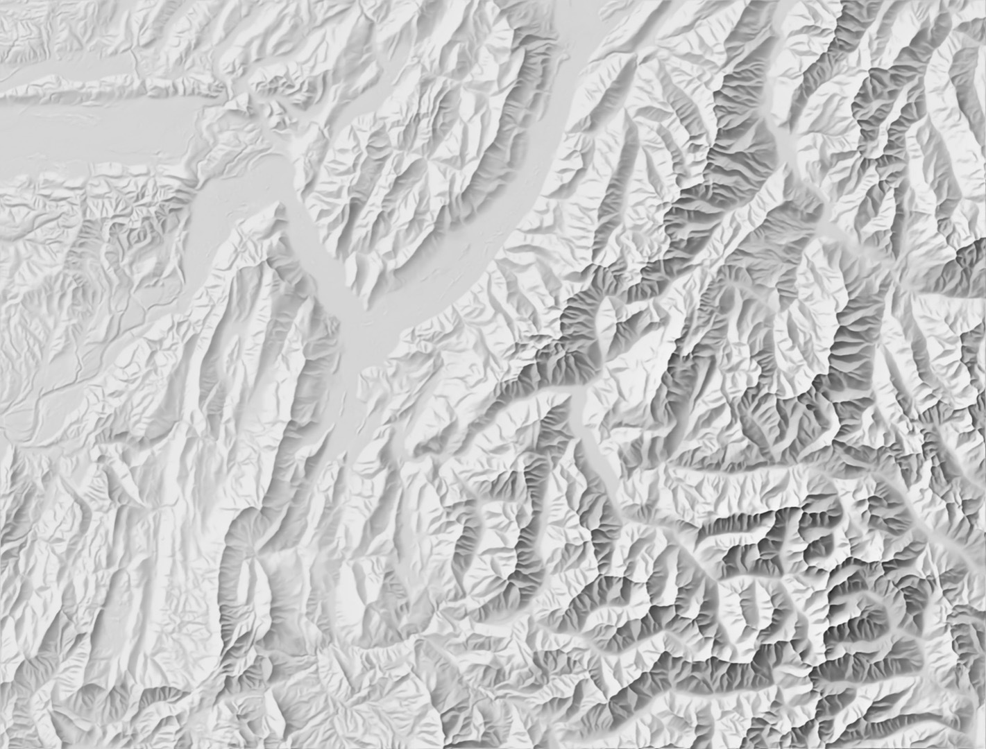 Swiss-style relief shading with machine learning with Eduard (Grenoble, France)